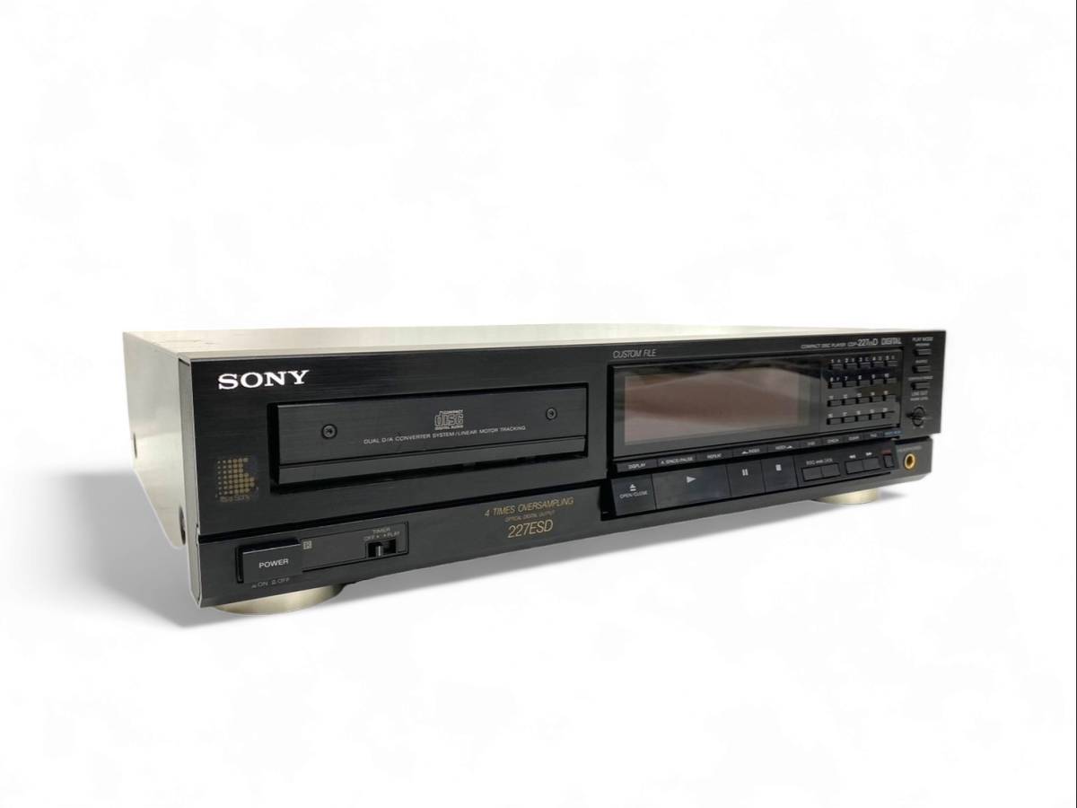 SONY ソニー CDP-227ESD CDプレーヤー◇簡易検査品 11T2☆通電OK