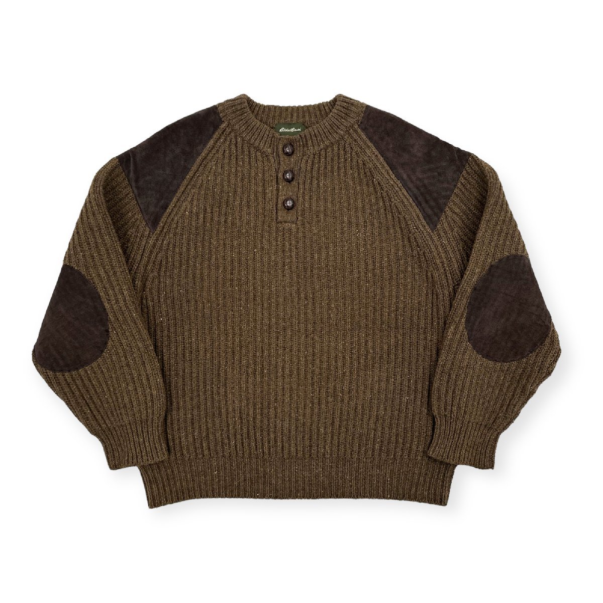 Eddie Bauer エディーバウアー スエード レザー エルボーパッチ 