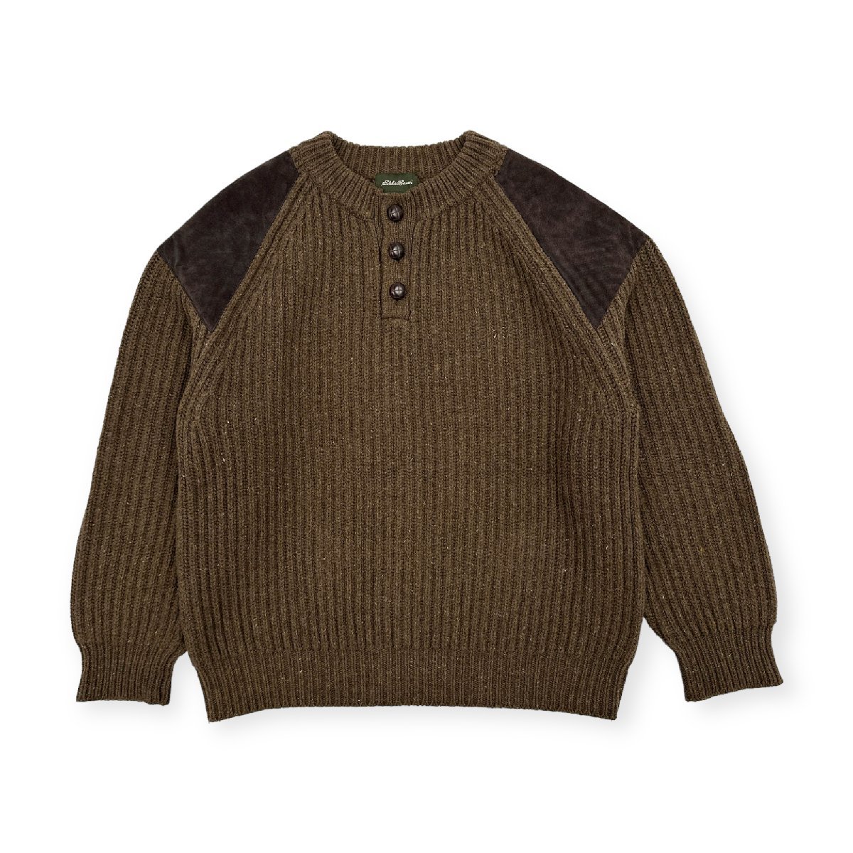 Eddie Bauer エディーバウアー スエード レザー エルボーパッチ 
