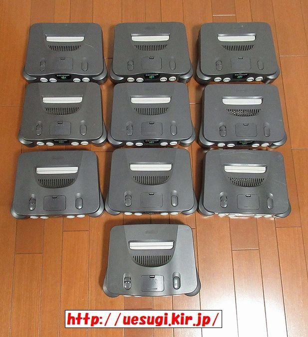 NINTENDO64 本体 10台 セット☆ターミネーターパック付属.おまけ1台