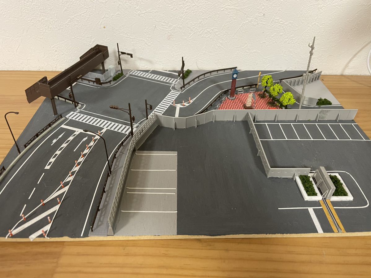 1/150スケール 自作ジオラマ　街並み情景セット 1⁄150スケール 街並み情景 自作ジオラマ はじめまして 1⁄150スケールで