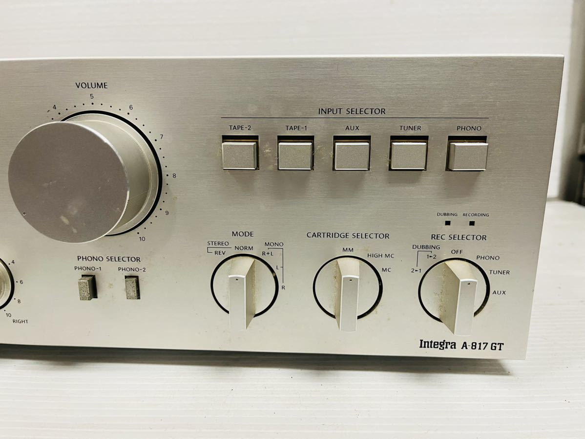 ONKYO オンキヨー プリメインアンプ integra ◇ONKYO インテグラ A-817