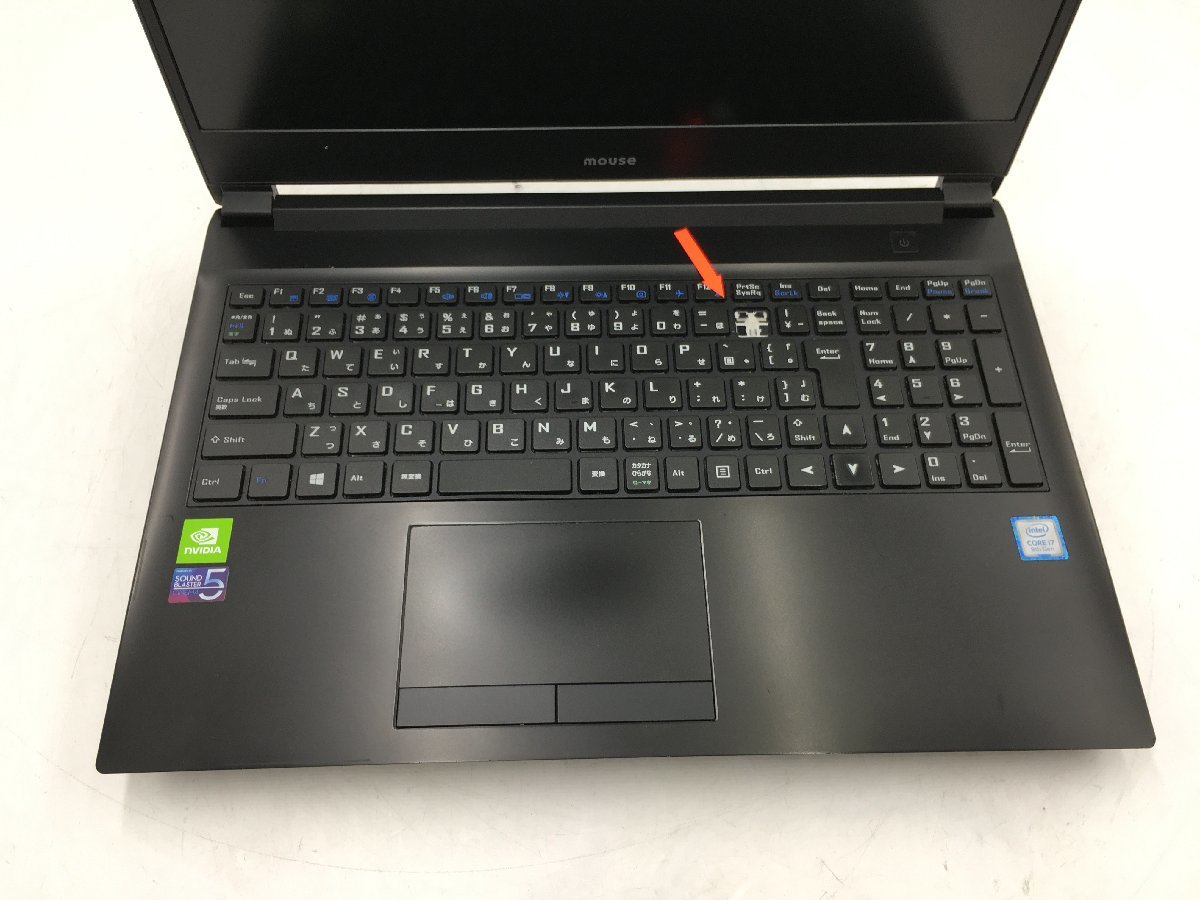 ♪△【マウスコンピューター】ノートPC/Core i7 9750H/NVMe 256GB HDD 