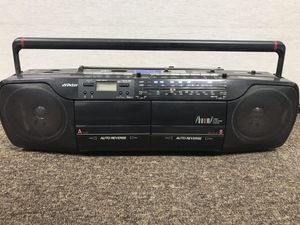 Victor ステレオラジカセ カセットプレーヤー RC-F3 ブラック Victor ステレオラジカセ カセットプレーヤー RC-F3 ブラック - メルカリ