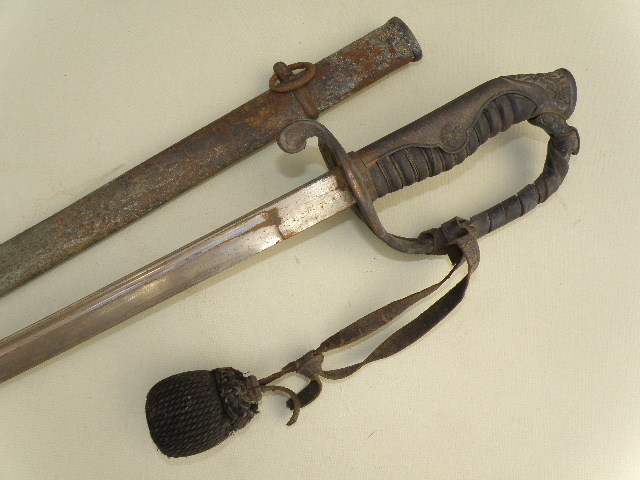 a39 指揮刀 サーベル 模造刀 刀緒 / 戦前 軍刀 日本軍 軍隊 刀剣 戦争
