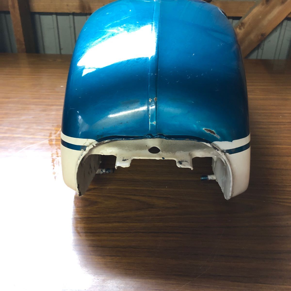古い HONDA 純正タンク CB350 凹み 傷あり フューエルタンク 燃料