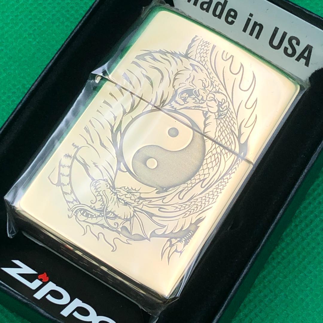 ZIPPO ジッポー ライター　タイガードラゴン　アメリカ製　定価7370円★新品 送料無料★虎 タイガー 龍 ドラゴン オイルライター　5511849