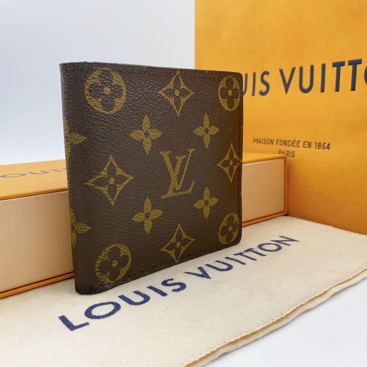 A2219【美品】LOUIS VUITTON ルイヴィトン モノグラム ポルトフォイユ 