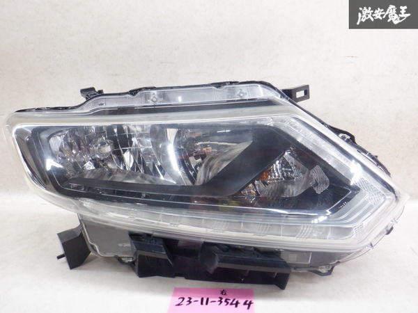 日産純正 T32 エクストレイル 前期 ハロゲン ヘッドライト ヘッドランプ 右 右側 運転席側 KOITO 100-17940 棚2L15