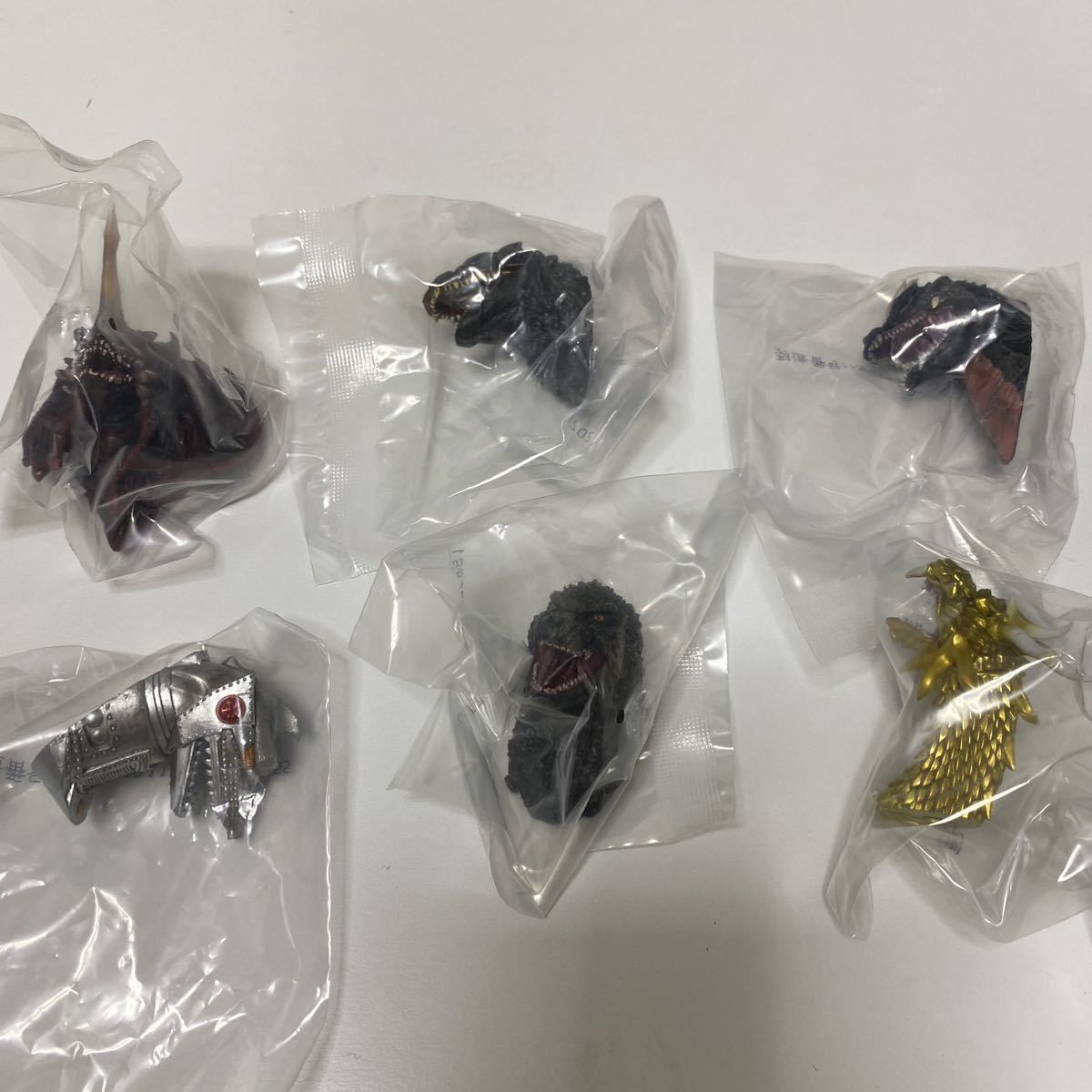 送料510円 新品 一番くじ ゴジラ-1.0 H賞 モンスターヘッドマグネット 全6種セット ゴジラ キングギドラ デストロイア メカゴジラ スペース
