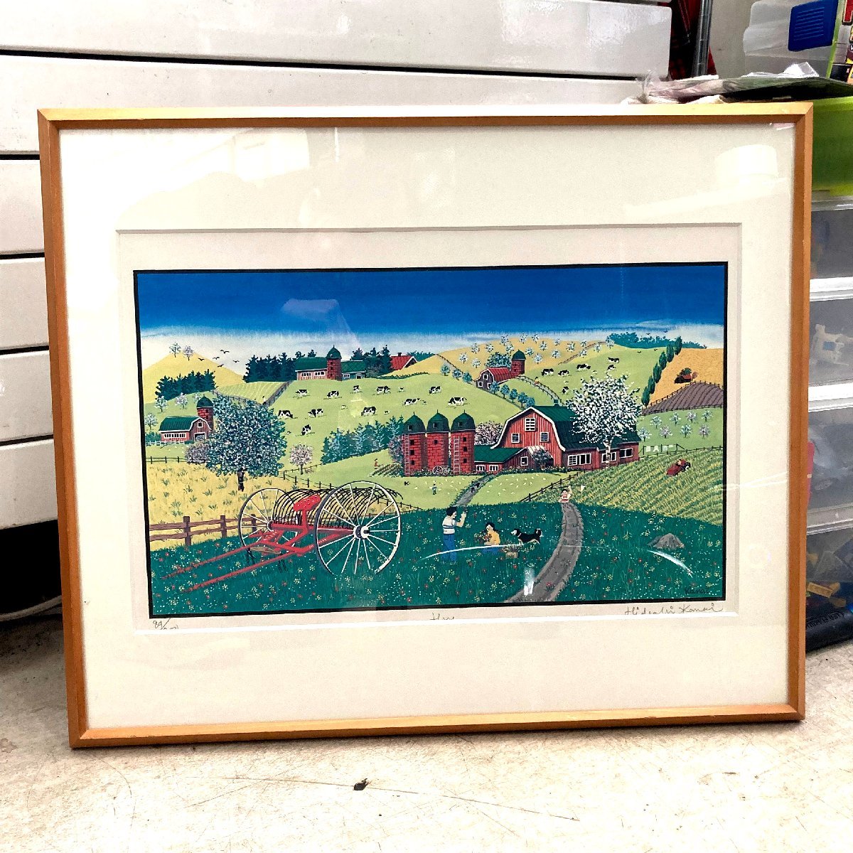 中古○金井英明○風景画 6枚セット シリアル全て89/200 リトグラフ