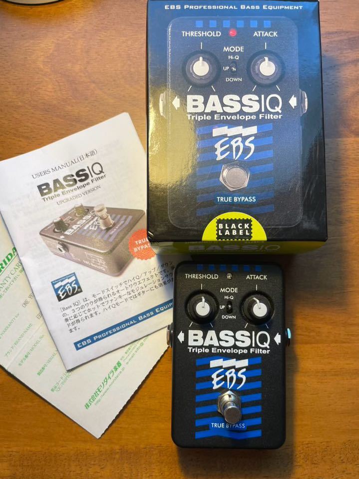 EBS BASS IQ Triple Envelope Filter オートワウ BassIQ Blue Label