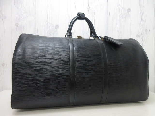 極美品 LOUIS VUITTON ルイヴィトン エピ キーポル55 ノワール