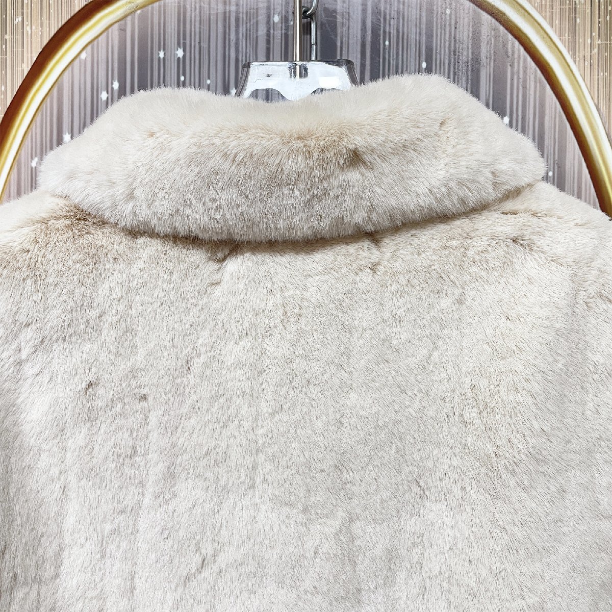 定価10万☆christian milada・ミラノ発・豪華毛皮コート☆ミンク 