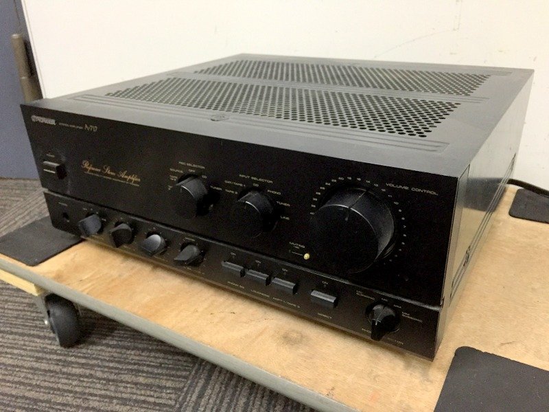 ジャンク品】Pioneer A-717 プリメインアンプ パイオニア 1円～ Y6469