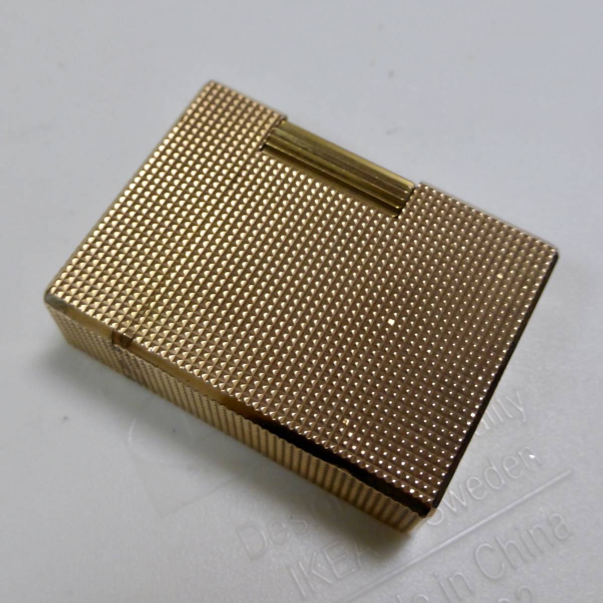 ♪ST Dupont エステーデュポン ガスライター 20μ 20ミクロン金張り 