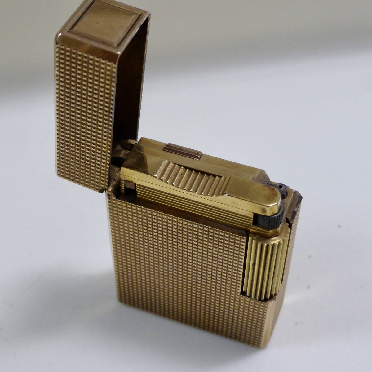 ♪ST Dupont エステーデュポン ガスライター 20μ 20ミクロン金張り 