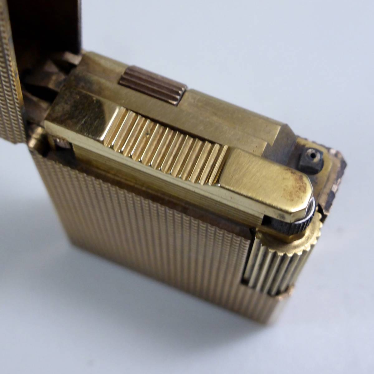 ♪ST Dupont エステーデュポン ガスライター 20μ 20ミクロン金張り 