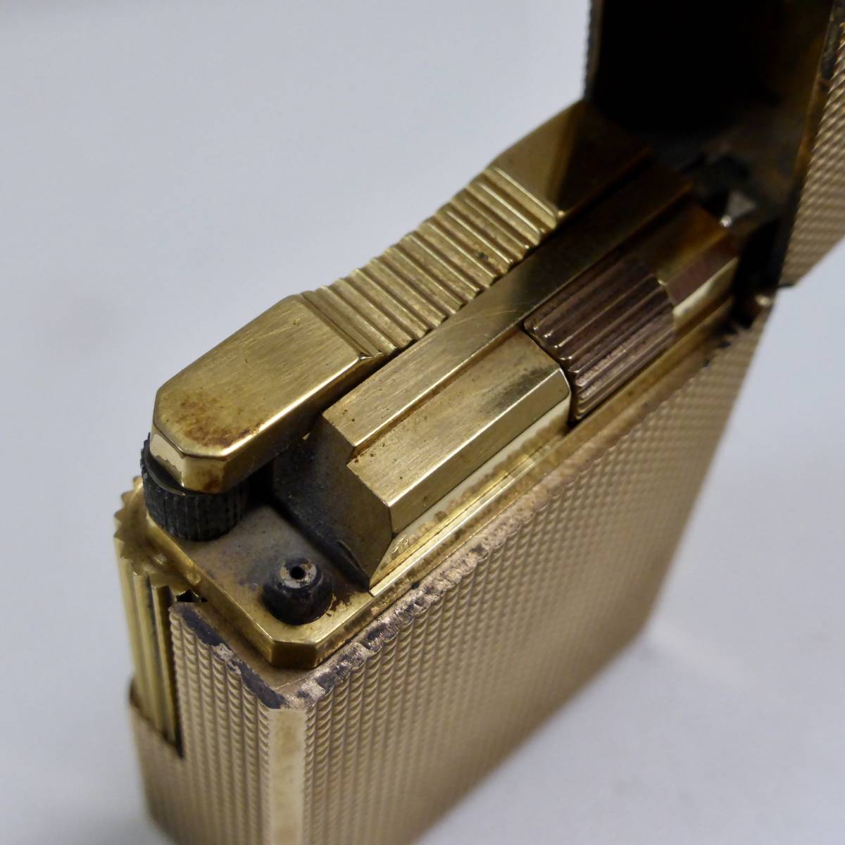 ♪ST Dupont エステーデュポン ガスライター 20μ 20ミクロン金張り 