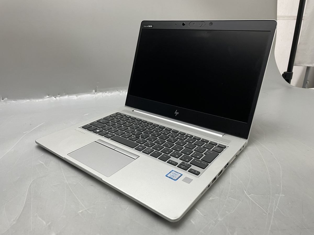 ★1円スタート★第8世代★HP EliteBook 830 G6 Core i5 8265U 16GB★現状引渡★ストレージ/OS無★通電のみの動作確認★液晶割れ