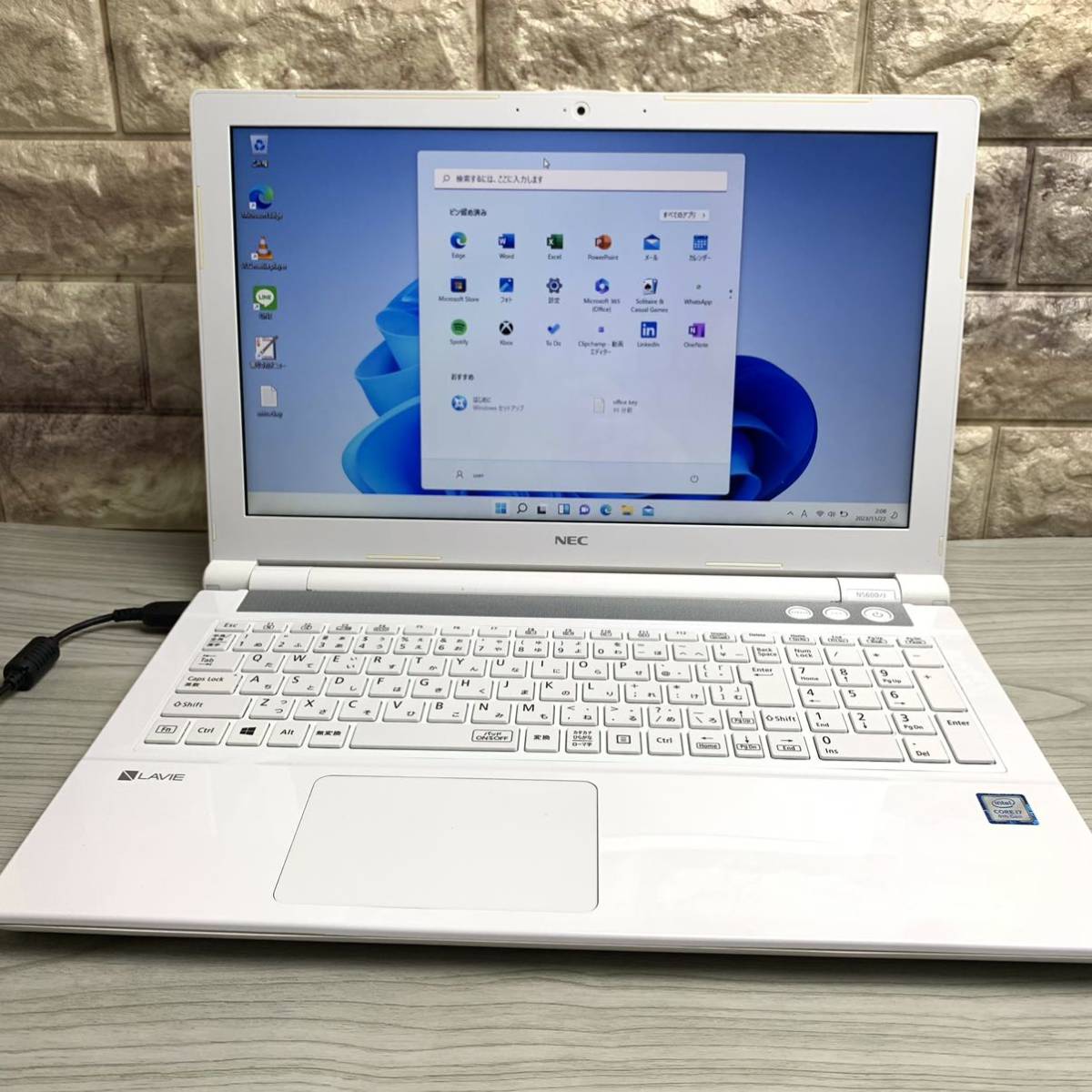 第8世代♪Core i7-8550U 新品SSD1TB(1000GB) メモリ16GB NEC LAVIE NS600JAW カメラ WIN11 office2019