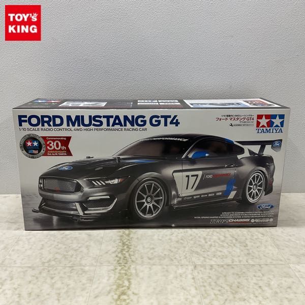 1円〜 タミヤ 1/10 電動RC 4WDレーシングカー フォード マスタング GT4