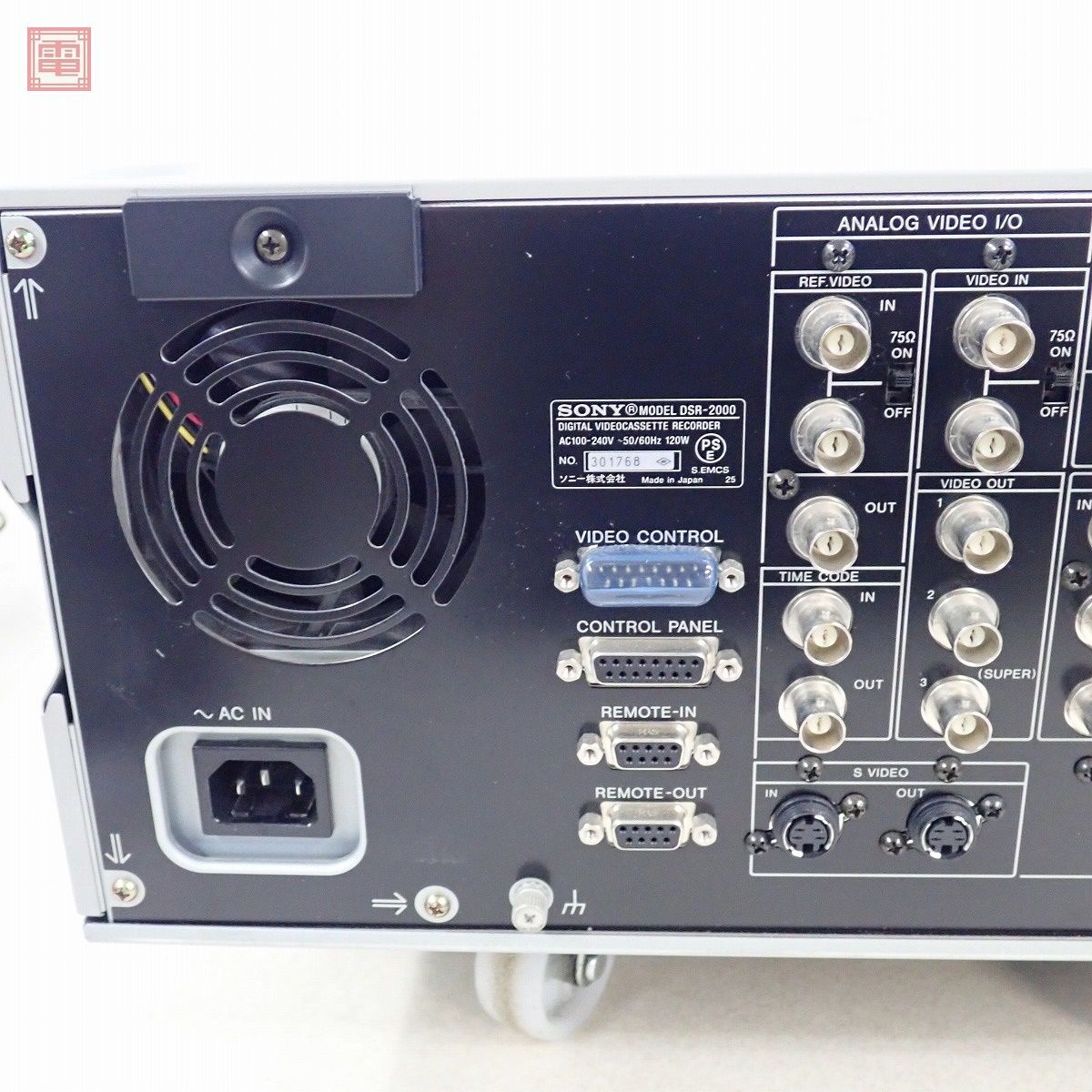 ☆SONY 業務用DVCAMレコーダー DSR-2000 DIGITAL VIDEO CASSETTE