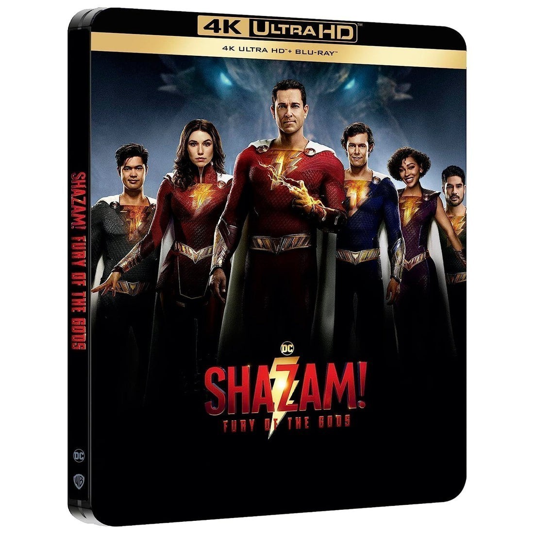 【新品未開封】 シャザム! 〜神々の怒り〜 4K UHD + Blu-ray 2枚組 スチールブック仕様 欧州版　 国内未発売