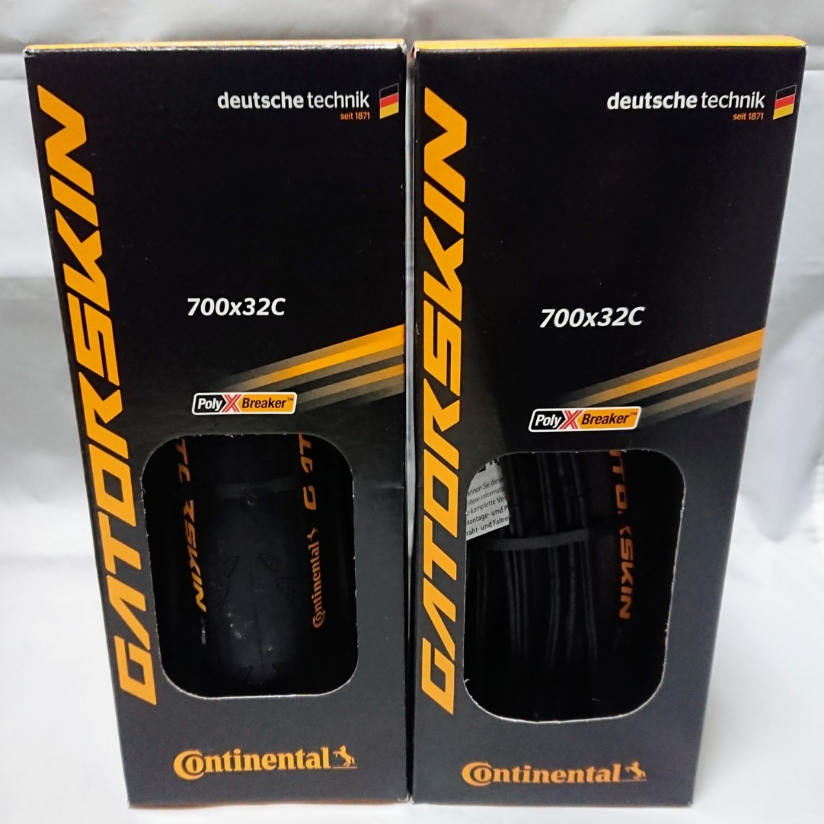 Continental Gatorskin 32c クリンチャータイヤ 2本セット