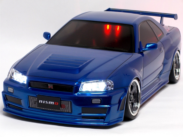 タミヤラジコン日産スカイラインGT-R R34 塗装済 スペアボディ