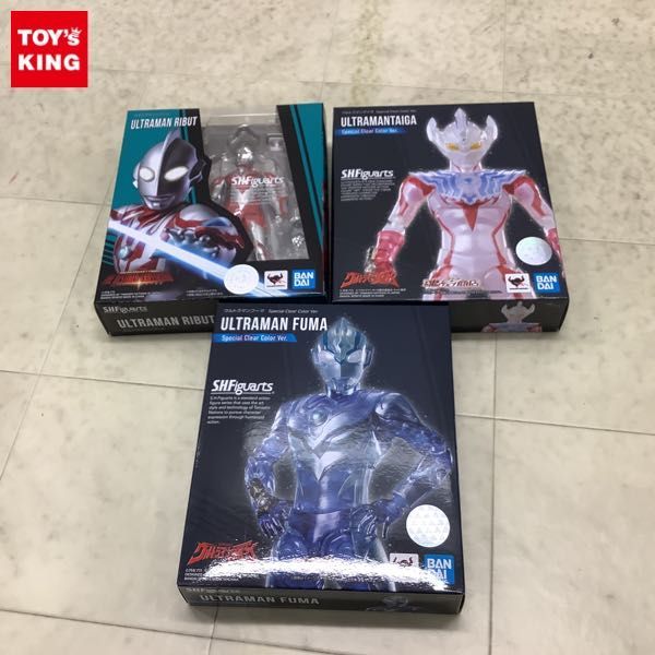 1円〜 バンダイ S.H.Figuarts ウルトラマンリブット、ウルトラマンタイガ Special Clear Color Ver.他