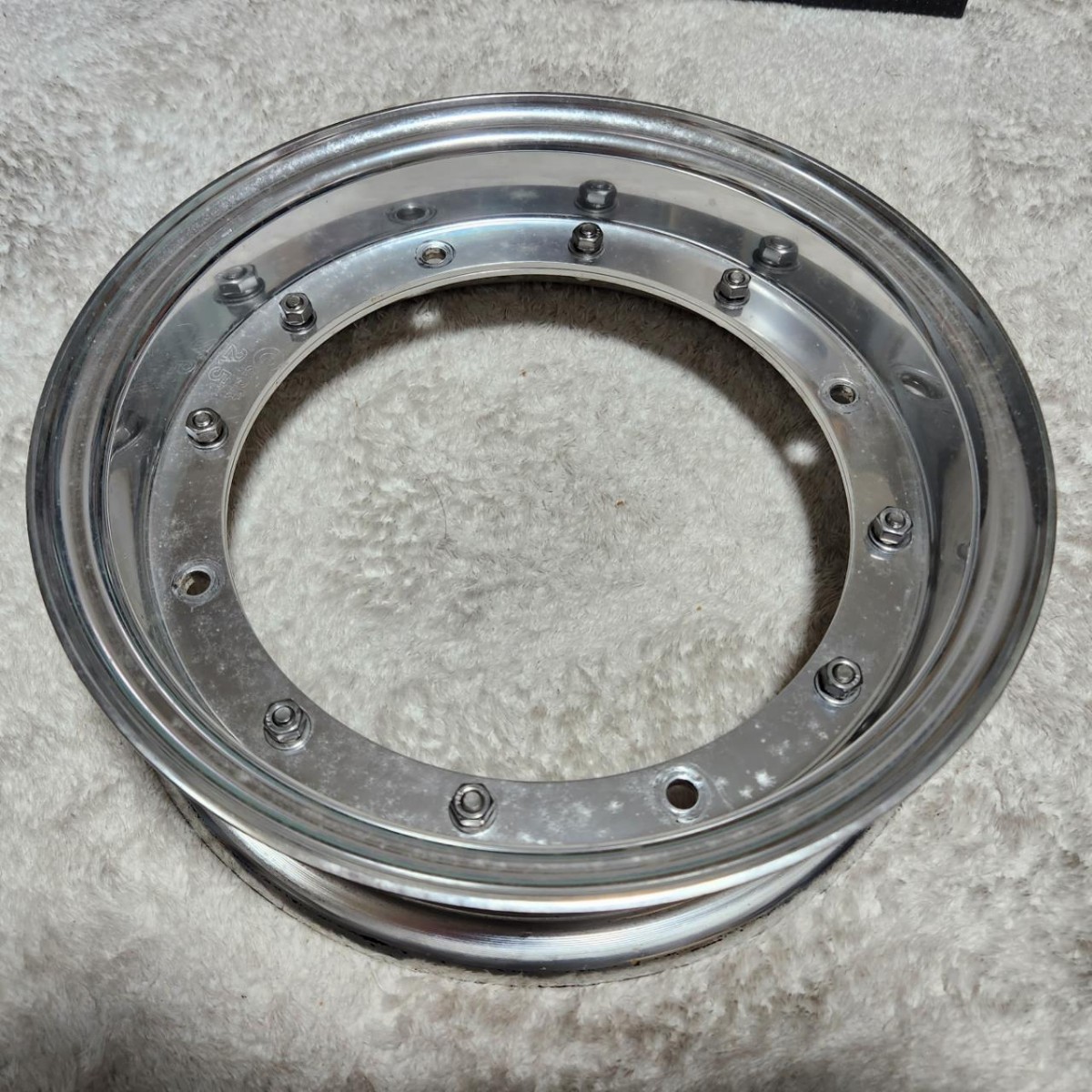 Gクラフト 10インチ ホイールスペーサー　未使用品？　ダックス　シャリー ジークラフト G-クラフト 10インチ5.5Jホイール 1輪分 モンキー