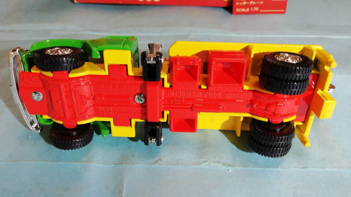トミカダンディ　レッカー車2台セット トミカ ダンディ レッカークレーン - 三菱ふそう 日本製 トミカ