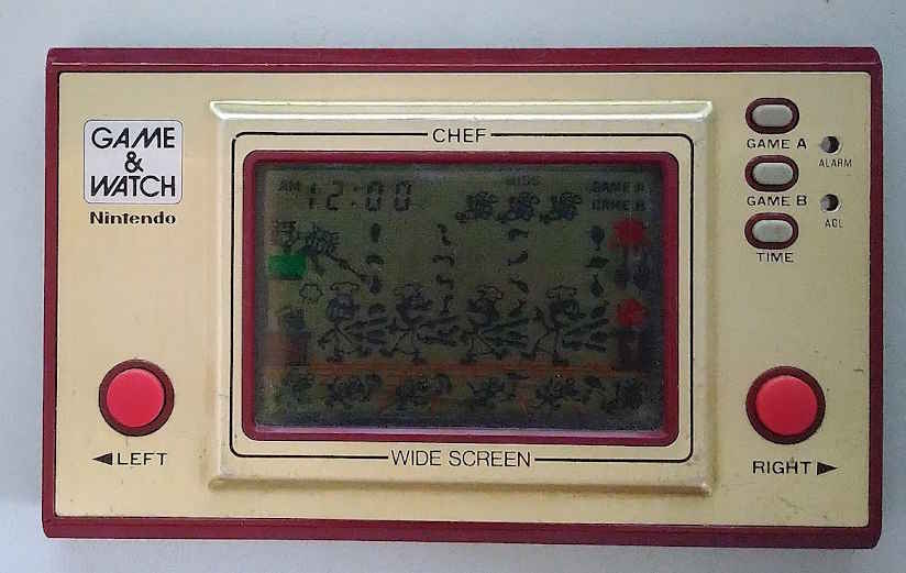 ゲームウォッチ / シェフ / 動作確認済み / CHEF 任天堂製ゲーム