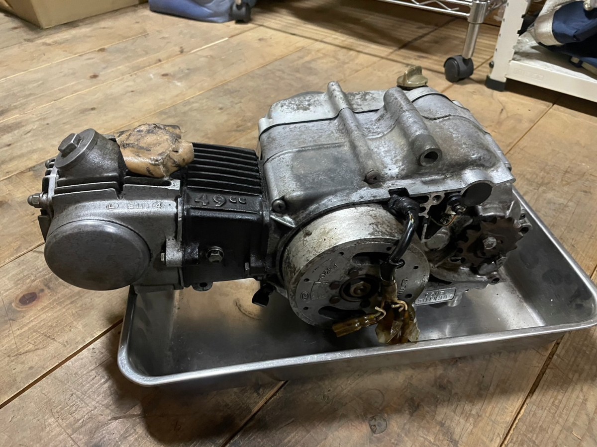 エンジン ホンダ スーパーカブ ジャンク C50 - 部品取り 6V バイク 