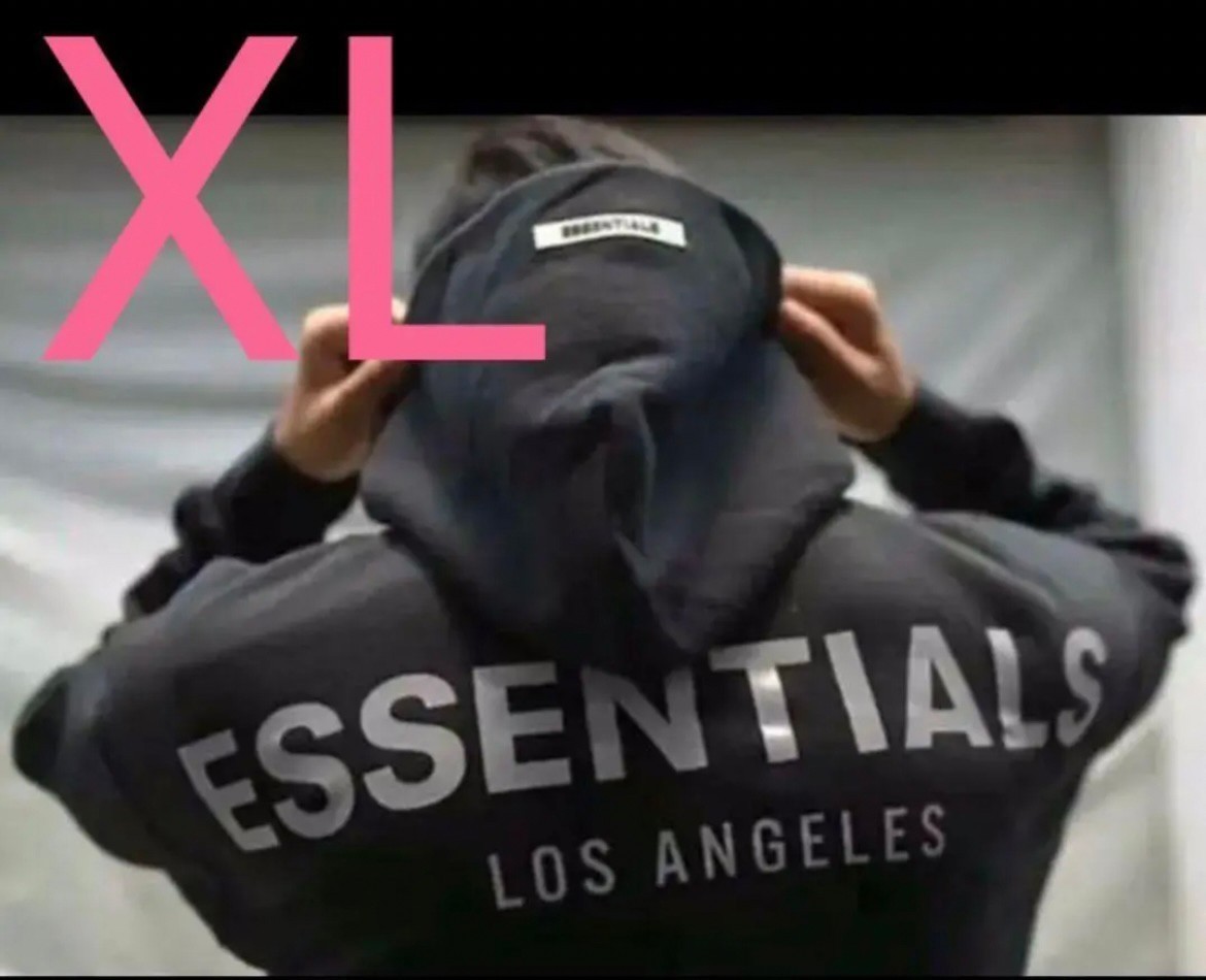 定番，お得 FOG Essentials エッセンシャルズ LA限定 パーカー フーディブラック サイズXL(XLサイズ以上)｜売買されたオークション情報、yahooの商品情報をアーカイブ公開 - オークファン XLサイズ以上