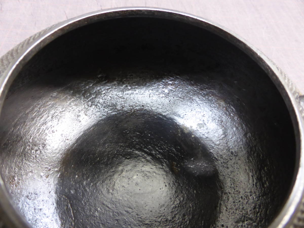 610 「金狐堂」南部鉄瓶 満水1750mL 重さ1510g 水漏れはありません