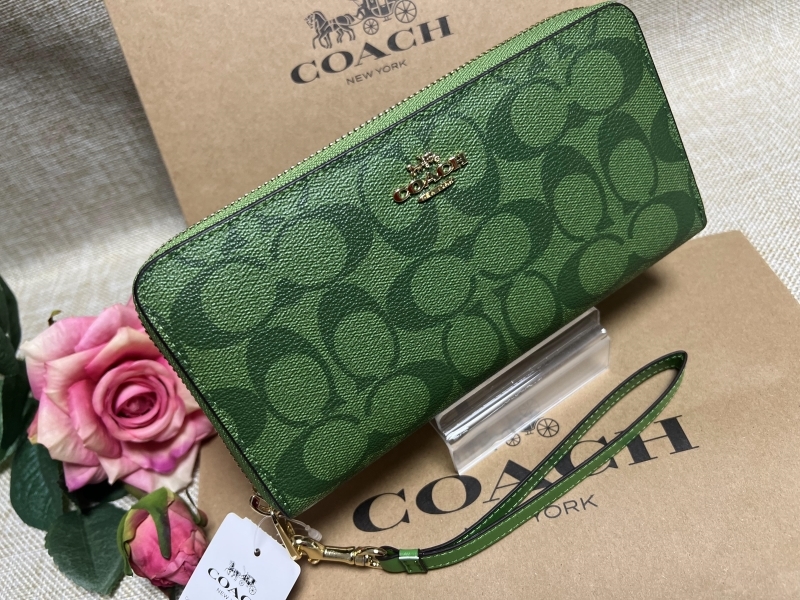 コーチ COACH 長財布 財布 シグネチャー ジップ アラウンド プレゼント