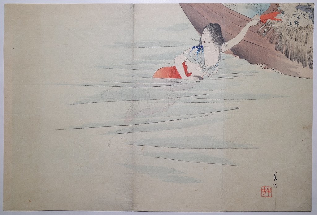 真作】cca12_熊本県出身 日展理事長 文化功労者 井手宣通 静物画 肉筆