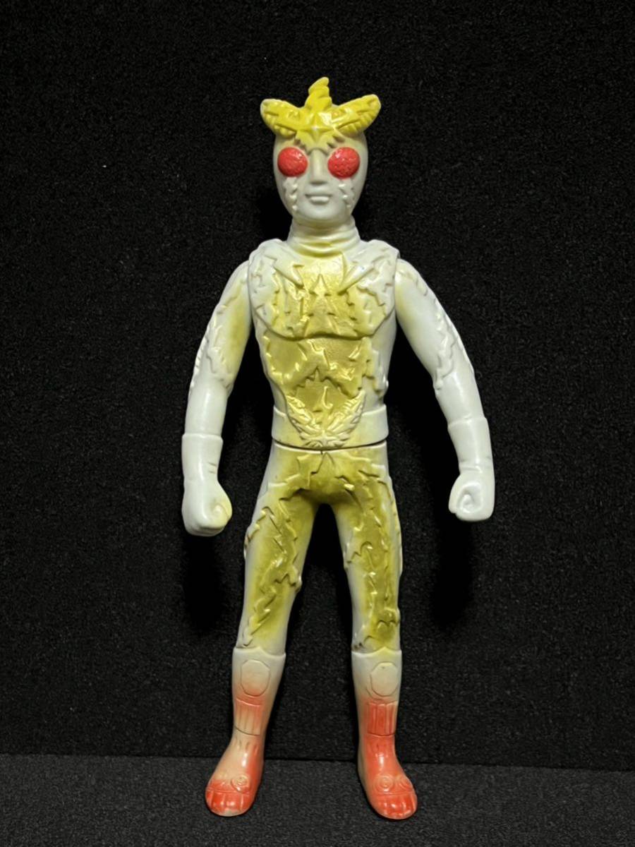 当時物 イナズマン風 ソフビ 無版権 パチモノ 24cm (検) ポピー