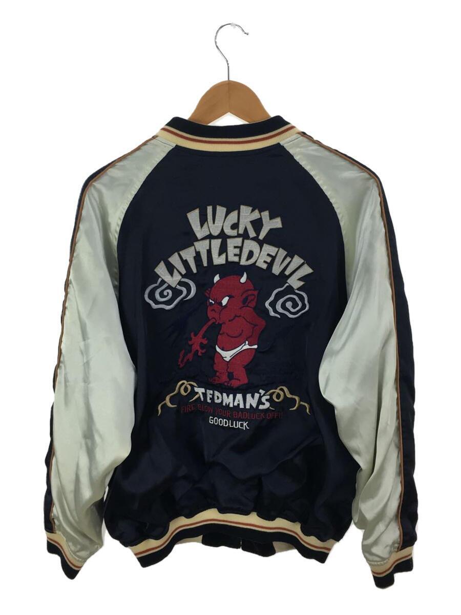 TED MAN(TED COMPANY)◇スカジャン&frasl;44&frasl;コットン&frasl;ブラック&frasl;黒&frasl;総柄