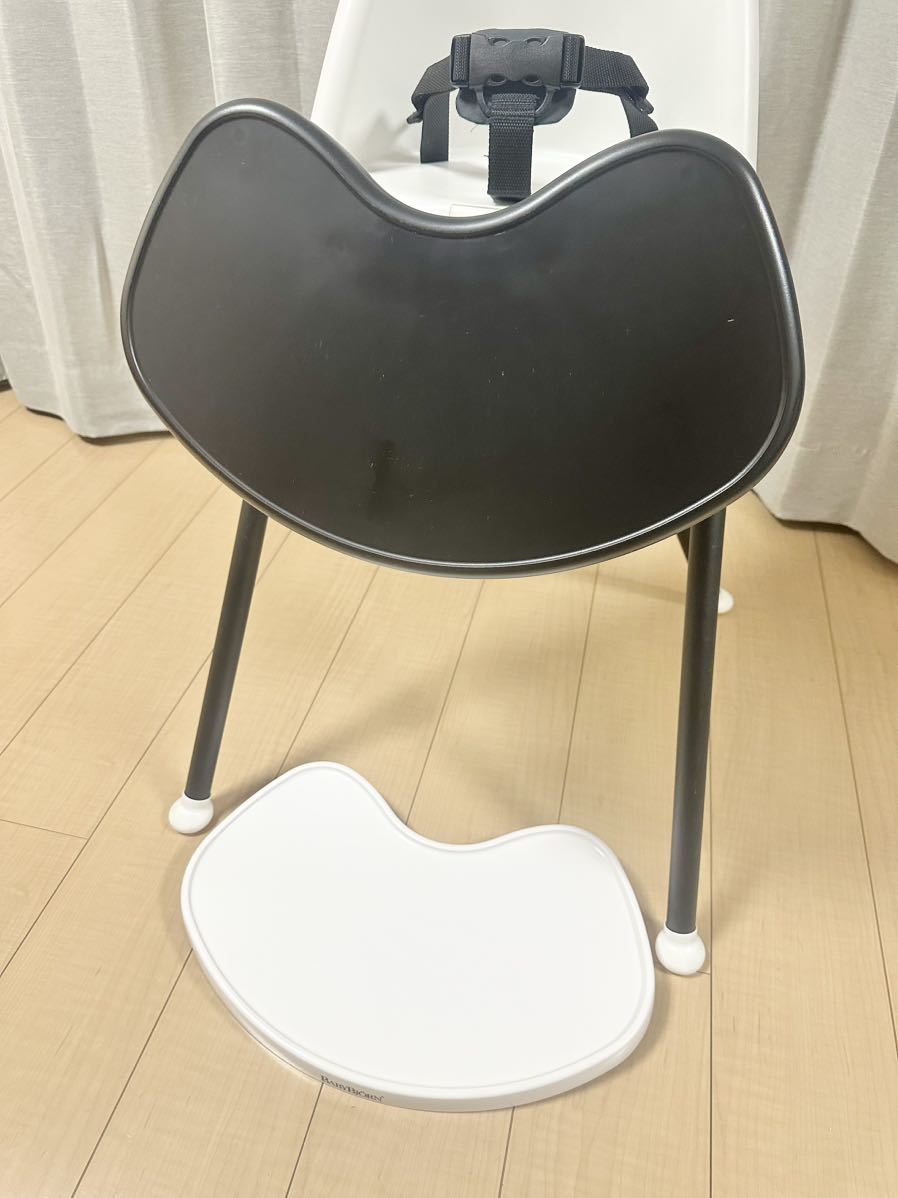 良品 BABYBjORN ベビービョルン ハイチェア ハーネス付き