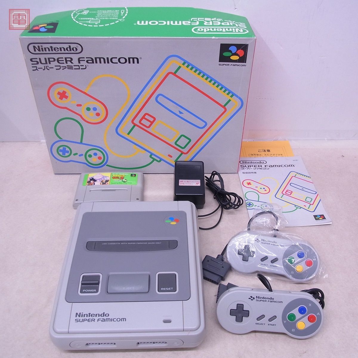 送料無料，定番人気 SFC スーパーファミコン 本体 SHVC-001 任天堂 Nintendo スーファミ 箱説 + ソフト付 40(本体、アクセサリー)｜売買されたオークション情報、yahooの商品情報をアーカイブ公開 - オークファン 本体、アクセサリー