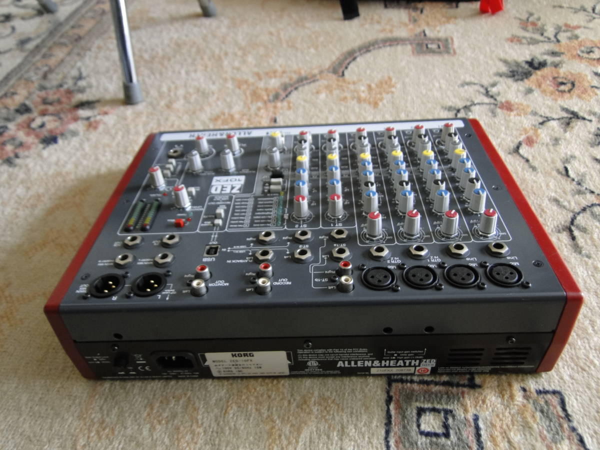 ZED-10FX &amp;amp;amp; Allen Heath ALLEN&amp;amp;amp;HEATH エフェクト搭載