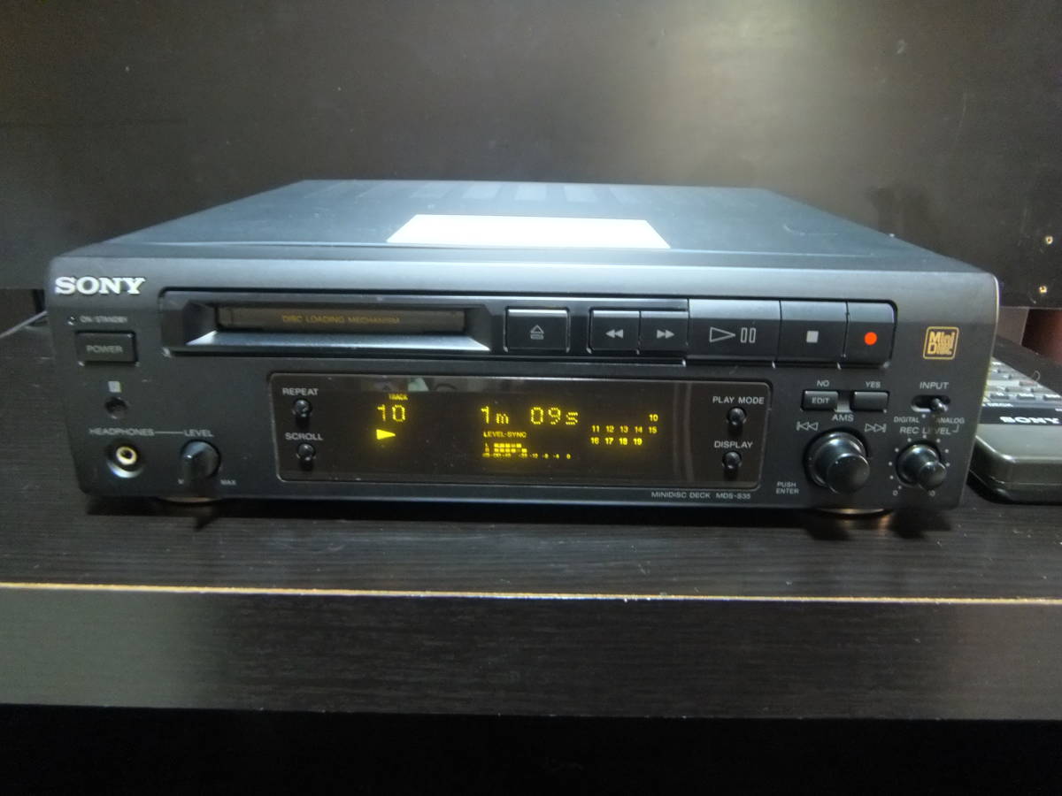SONY MDS-S35 MDデッキ