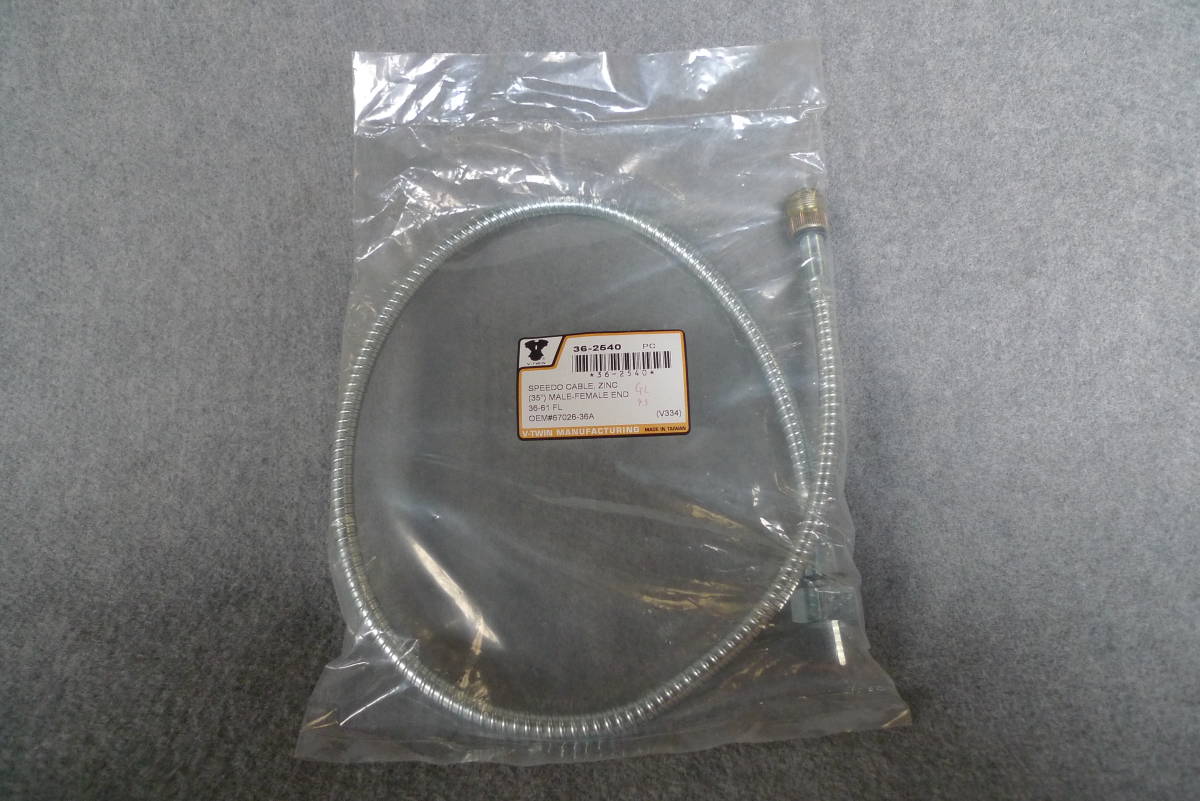 ハーレー スピードメーターケーブル 35インチ 67026-36A ナックル パン ハーレー スピードメーターケーブル 35インチ 67026-36A ナックル パン