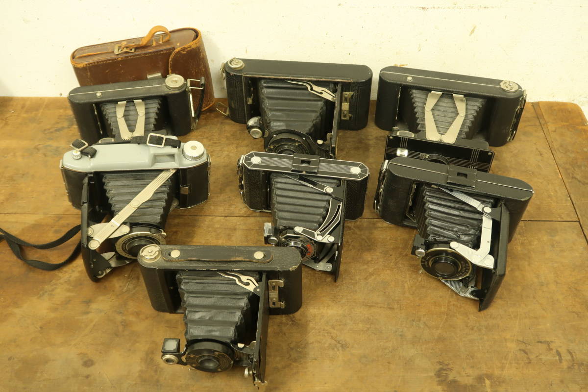 ジャンク扱い 蛇腹カメラ 7台まとめて JIFFY KODAK コダック SIX-16