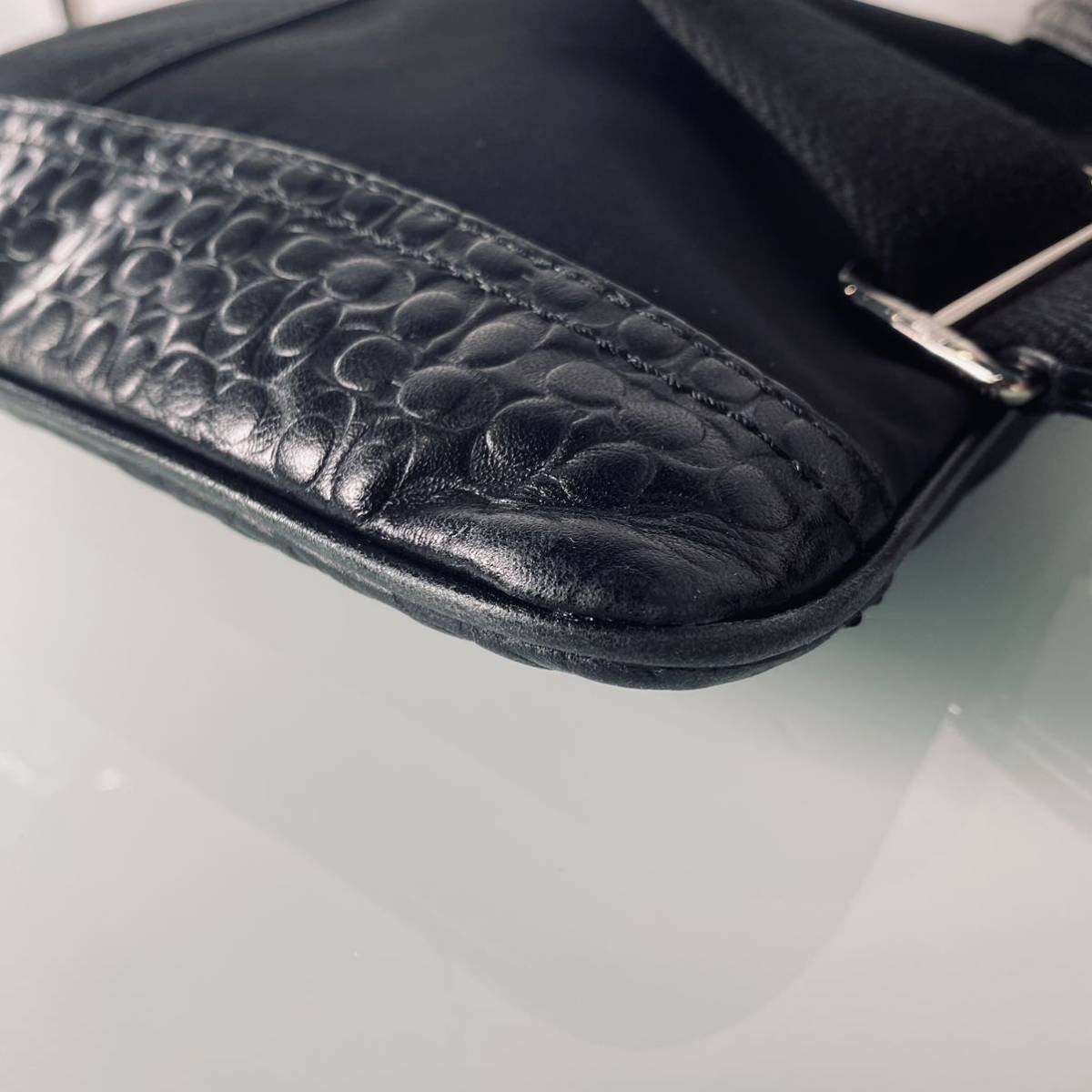 1円 COACH コーチ ショルダーバッグ クロスボディ ボディバッグ