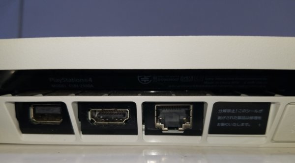 ☆ジャンク PS4 本体 CUH-2100A グレイシャーホワイト 箱付き 500GB