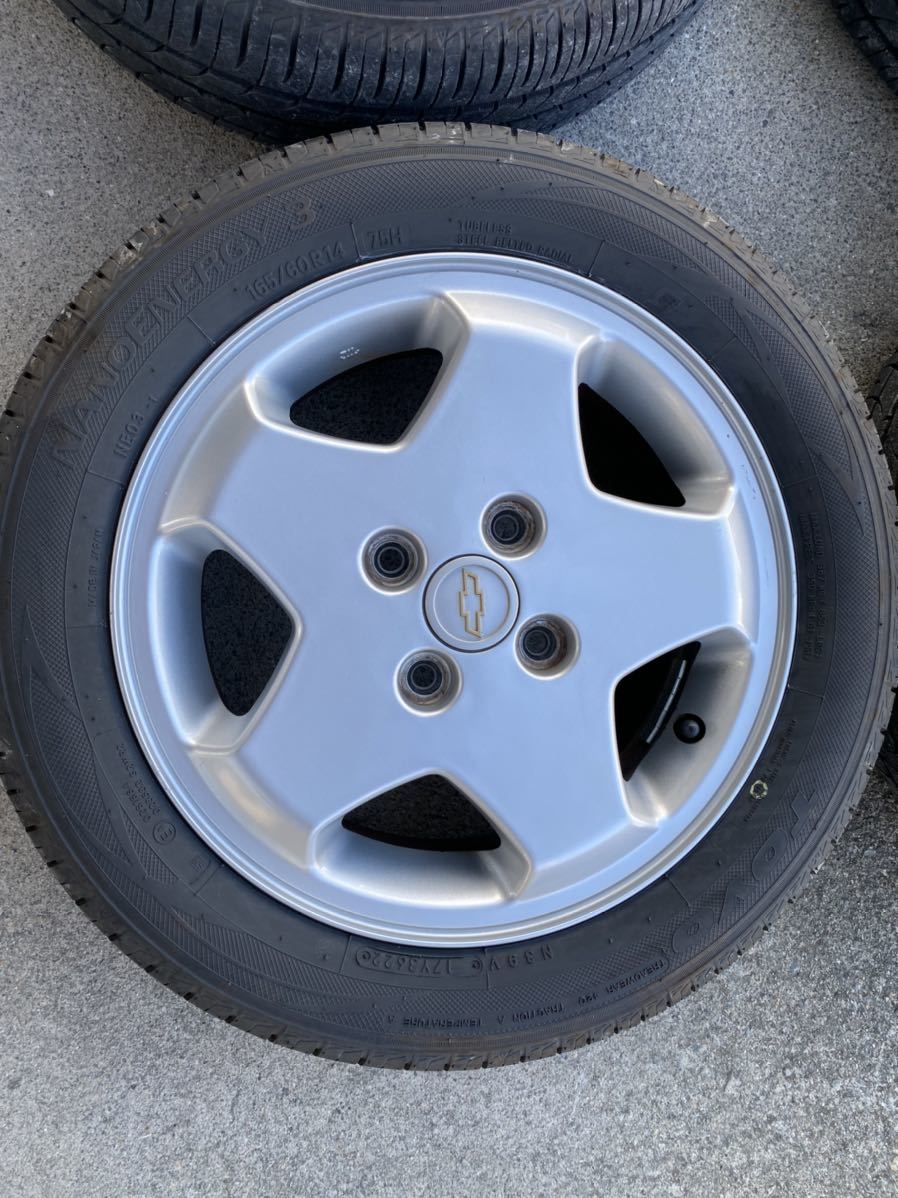 スズキ シボレーMW 純正 ME34S 14インチ アルミホイール PCD100 4穴